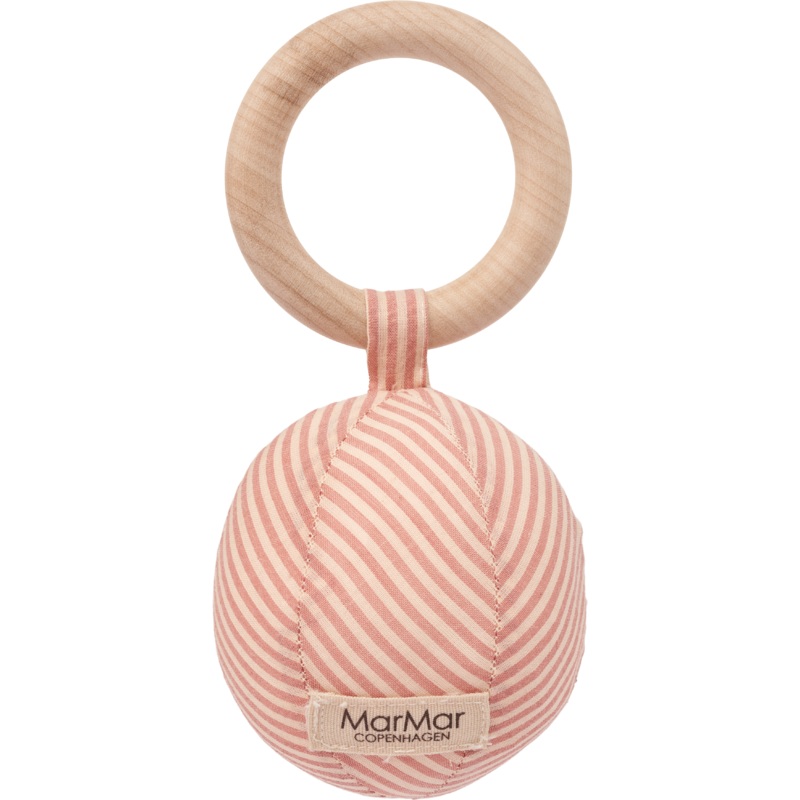 101-364-24-BABY RATTLE-Soft Check Stripe