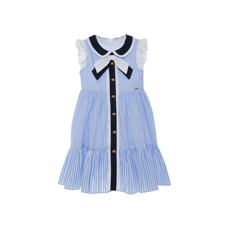 PAP/VET4033460 – GIRL DRESS-Marine