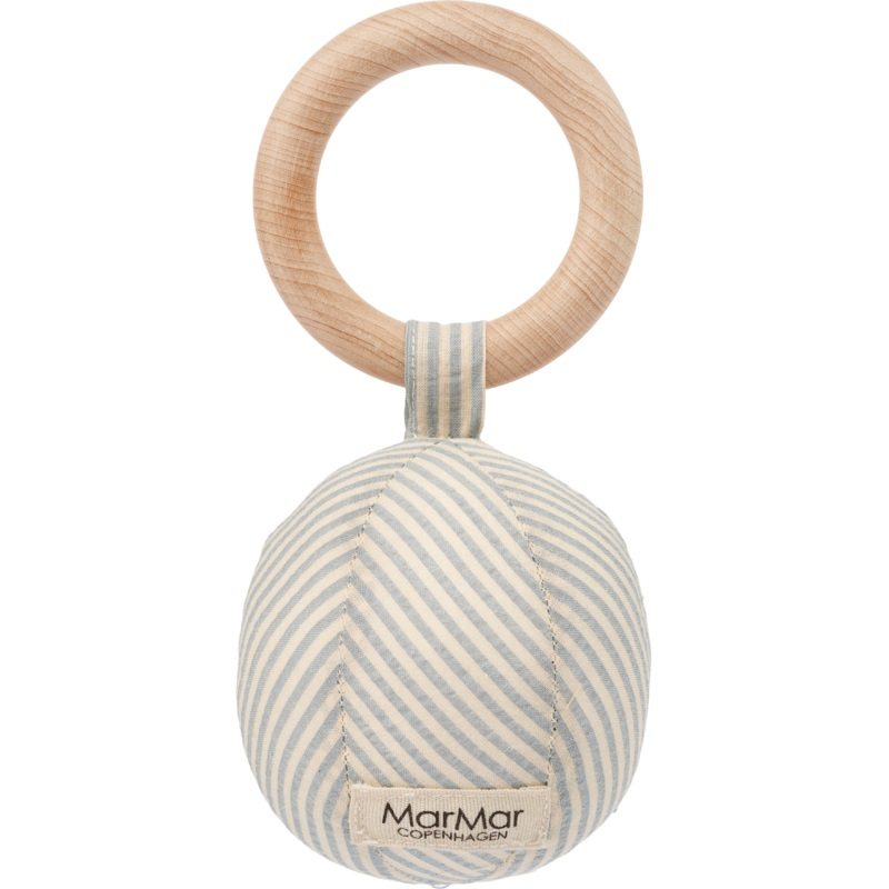 101-364-24-BABY RATTLE-Blue Stone Stripe