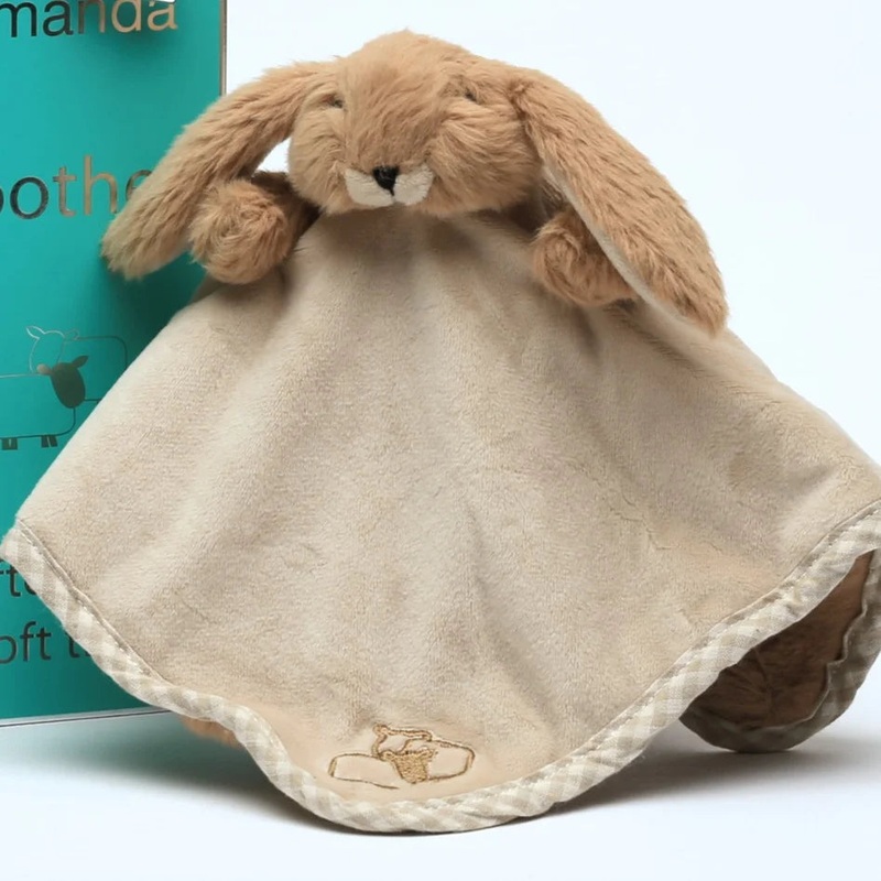 Brown Bunny Comforter / Finger Puppet