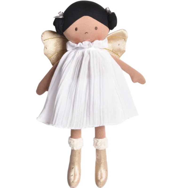 Aurora Angel Doll with White Dress By Bonikka, Organic First Doll