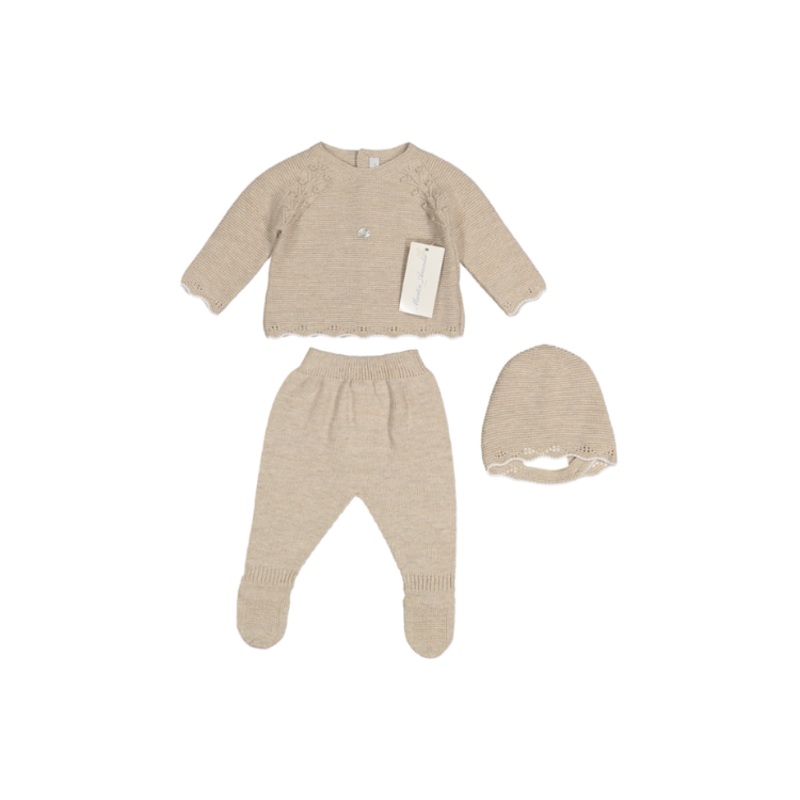 004-10210-SWEATER SET & BONNET-Arena